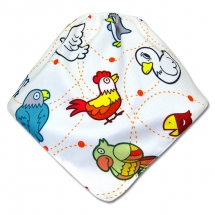 CoolMax吸濕透氣防水口水巾、領巾 _ 小雞連連看